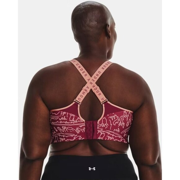 UNDER ARMOUR Womens Infinity High Print Bra Size 2X NEW with tags - Picture 3 of 3